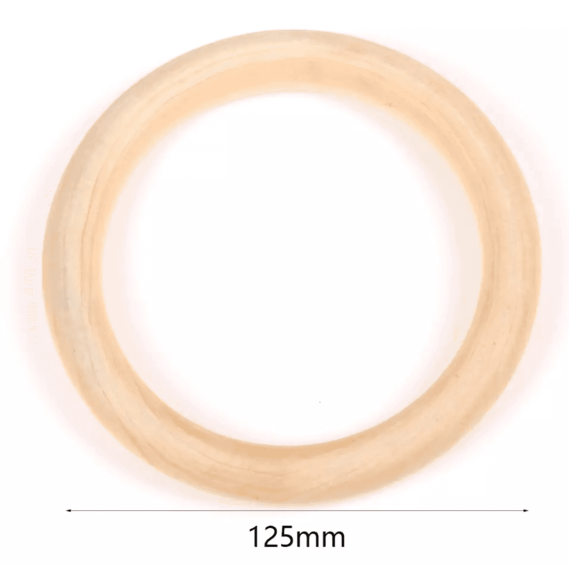 anel de madeira 125mm