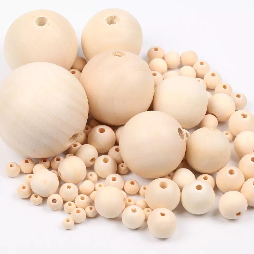 bola de madeira 15mm (10 unidades)