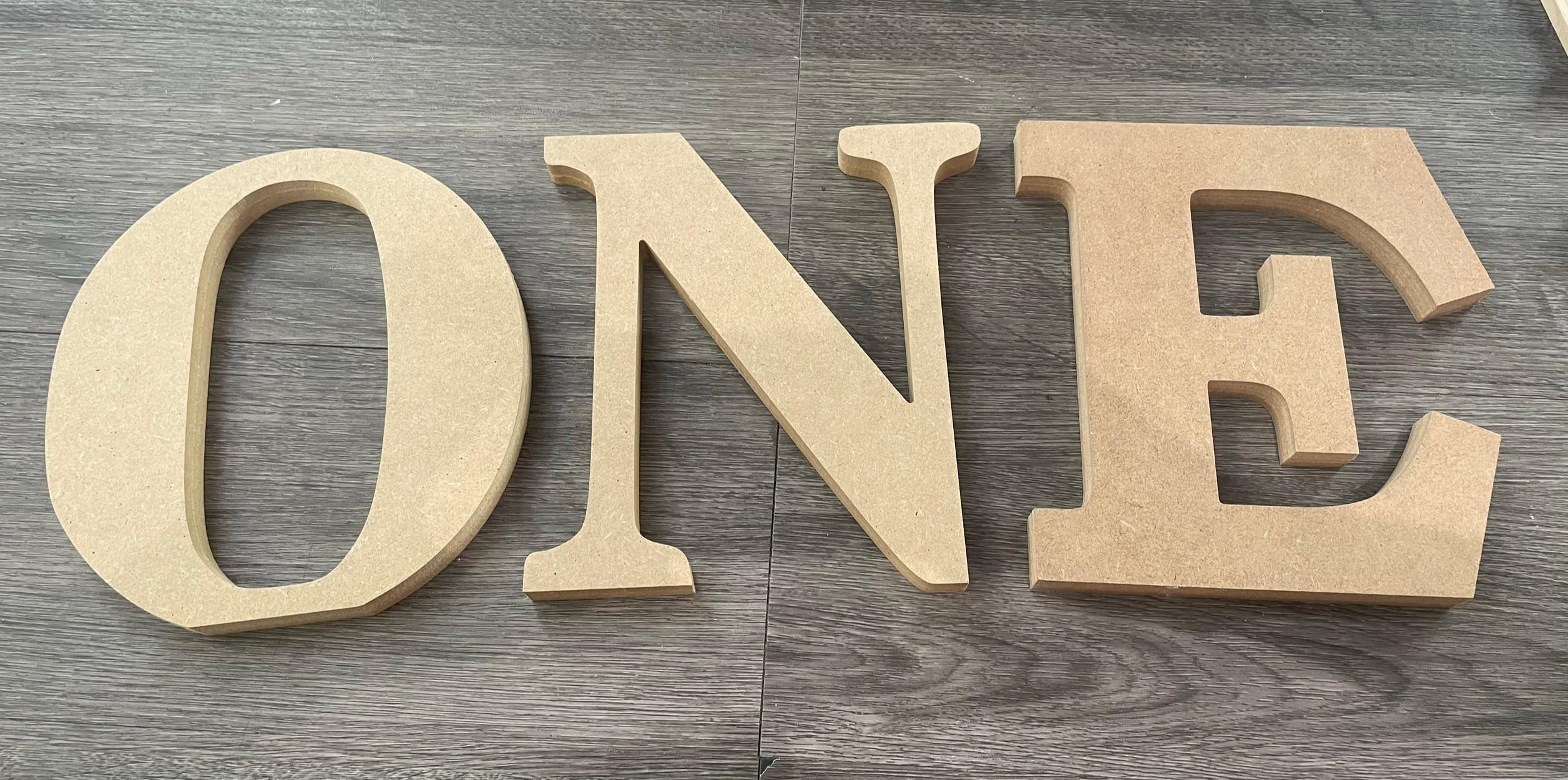 letra unica 20 cm altura