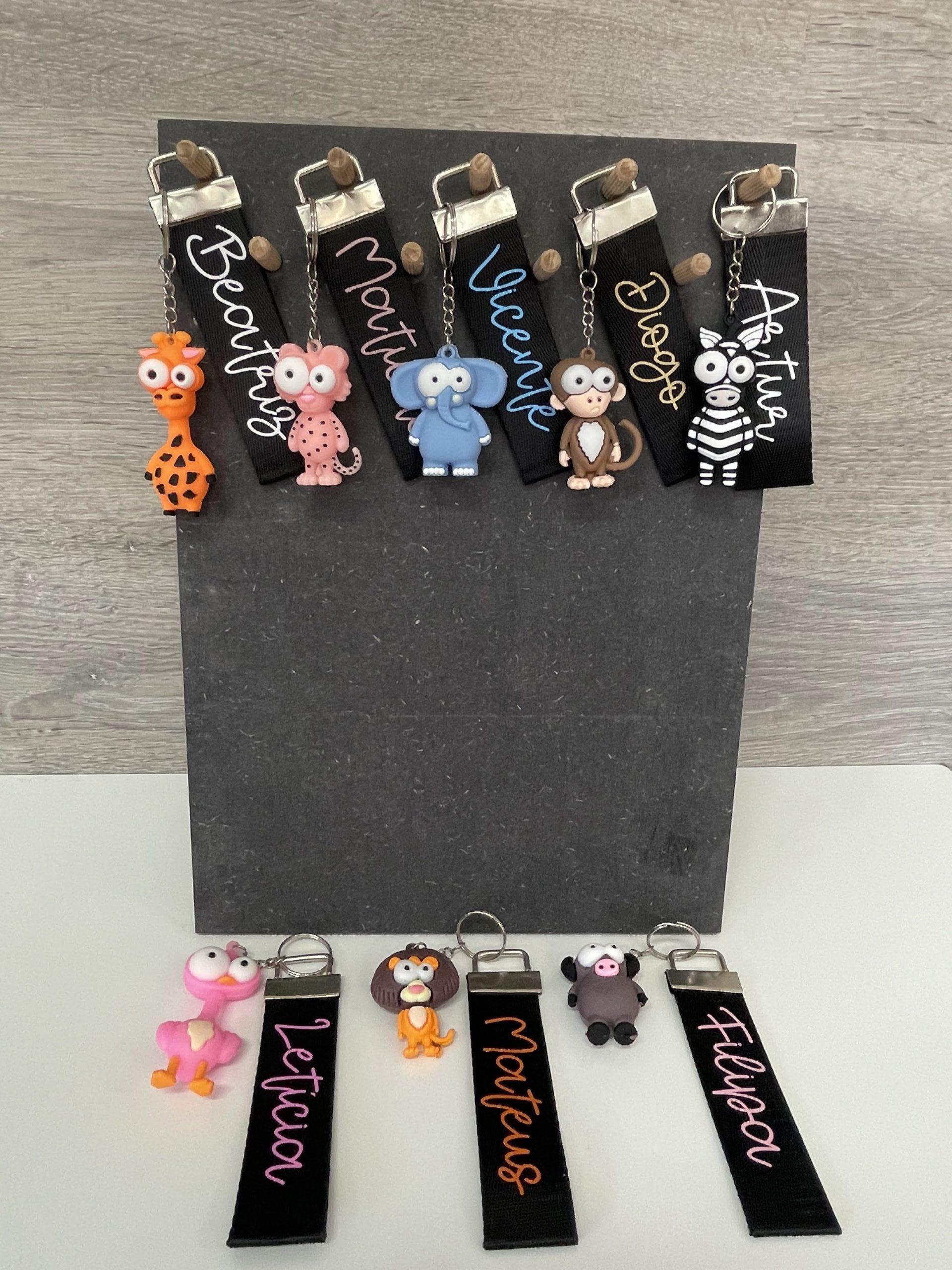 Porta-Chaves Personalizado com Bichinhos
