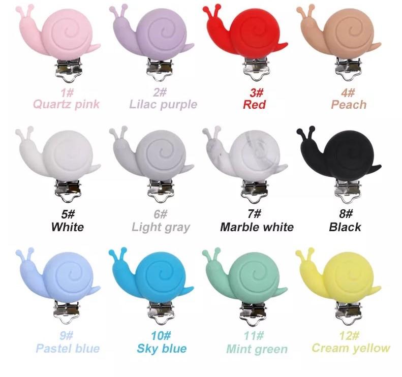 Prendedor silicone (caracol)
