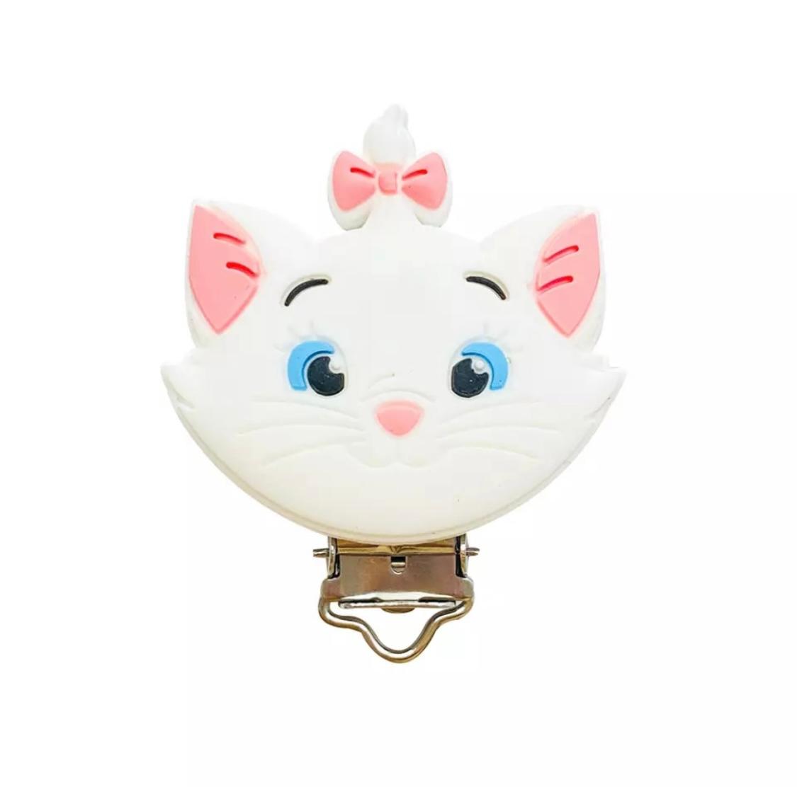 Prendedor silicone (Gata Marrie disney)