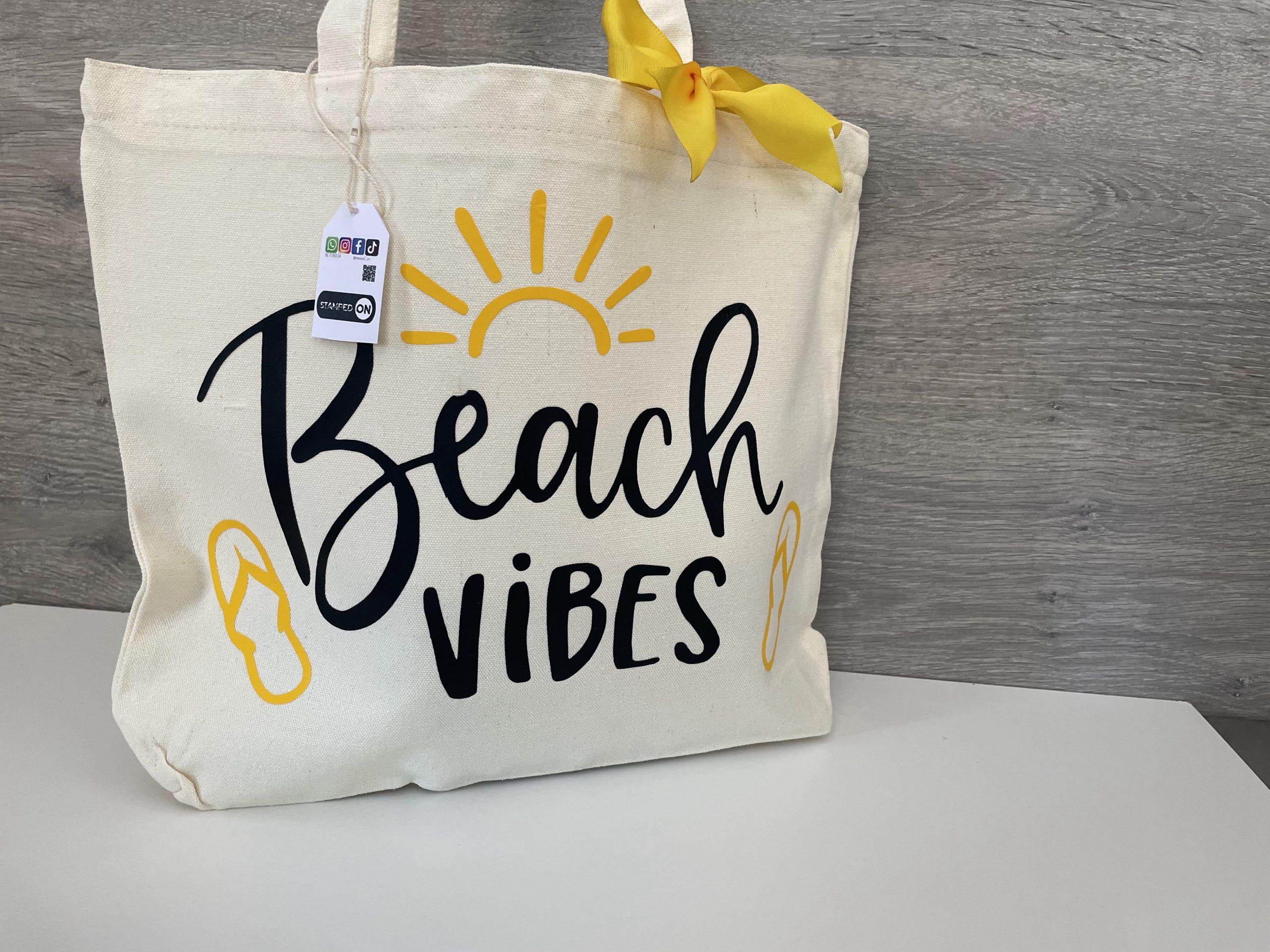 tote bag tipo praia com fecho